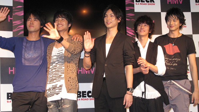 水嶋ヒロらBECKメンバー5人が青春熱血トーク HMV渋谷ラストイベント