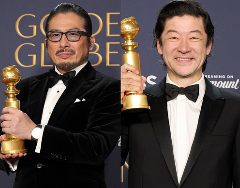 ゴールデングローブ賞 「SHOGUN 将軍」の真田広之が主演男優賞、浅野