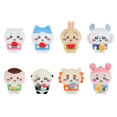 ちいかわ　エニマイくじ セブンイレブン イトーヨーカドー　57点 スイカを手にしたちいかわ達ぬいぐるみも登場！「エニマイくじ」が
