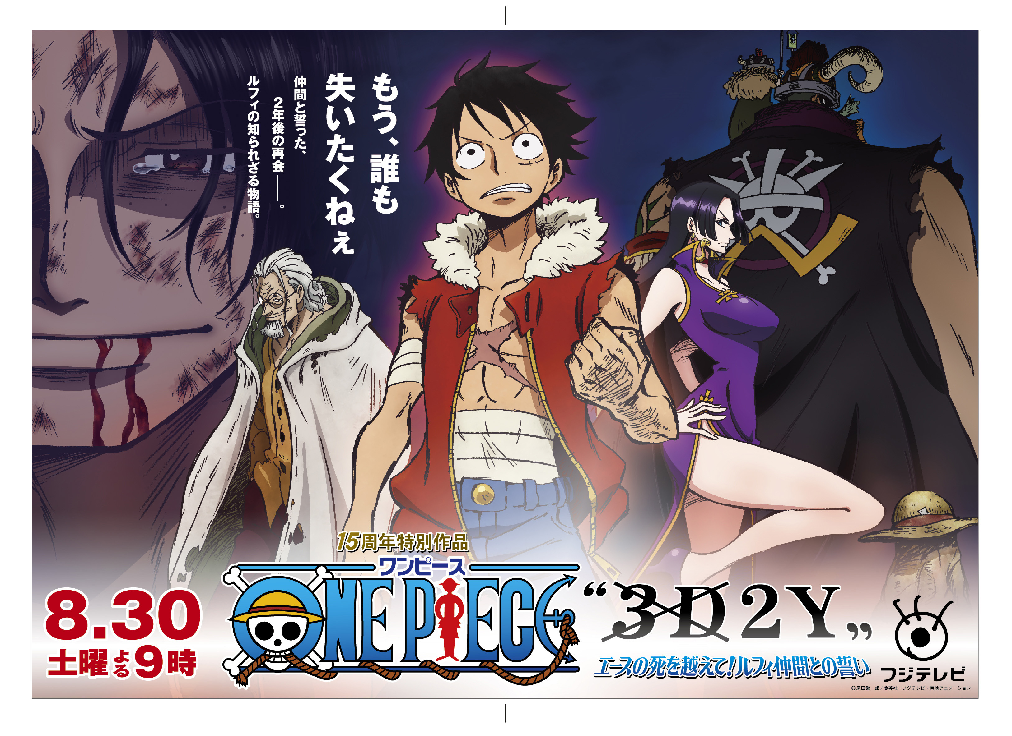 One Piece アニメ放送15周年作品ビジュアル解禁 尾田栄一郎書き下ろし新敵キャラも Cinemacafe Net One Piece アニメ放送15周年作品ビジュアル解禁 尾田栄一郎書き下ろし新敵キャラも Cinemacafe Net