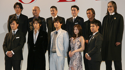 紅一点の広末「男強さと夢いっぱいの映画」 世界進出決定『GOEMON』が