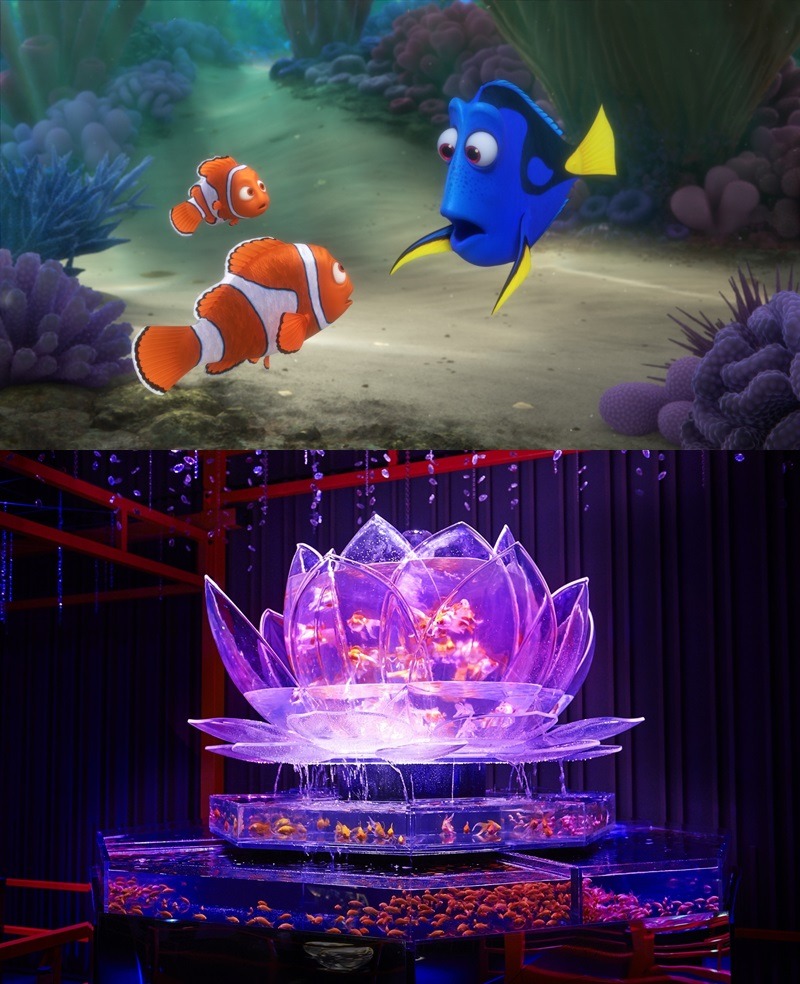 ドリー＆ニモが「アートアクアリウム」に！『ファインディング・ドリー