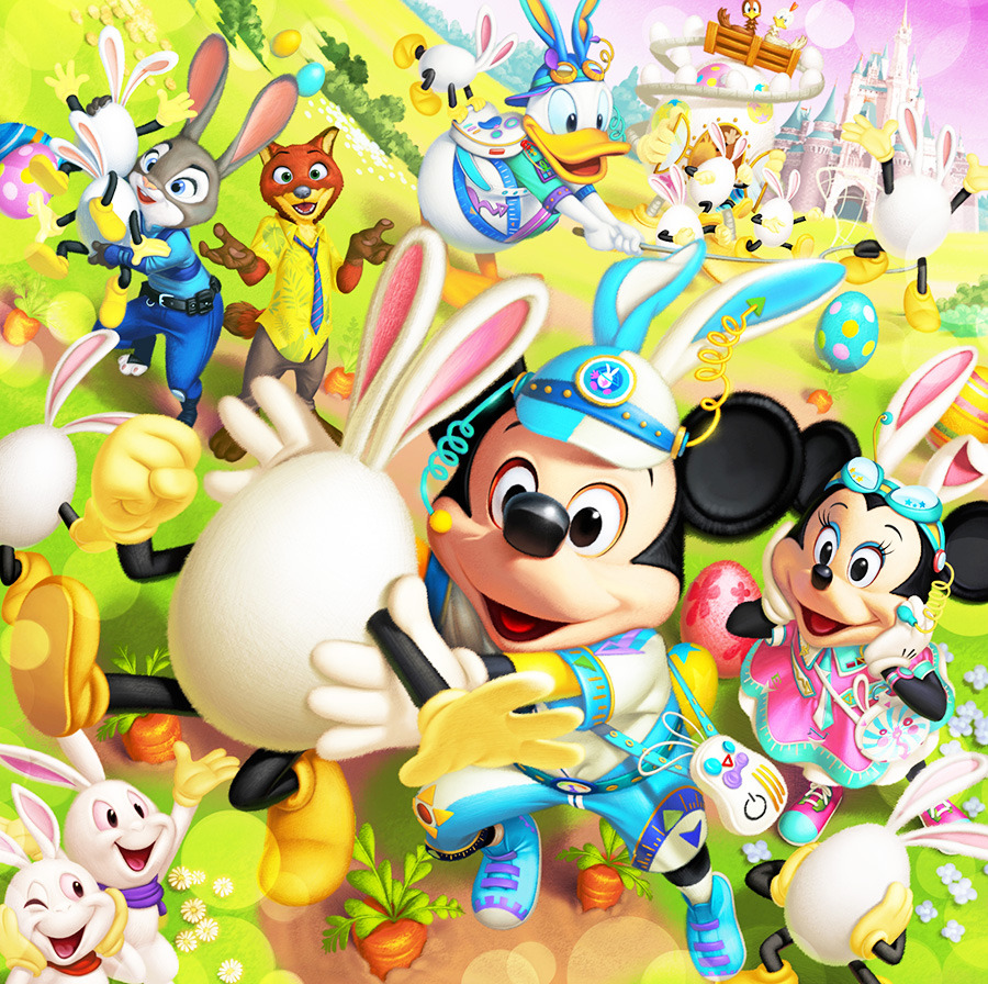ディズニー】ニック＆ジュディ登場！「ディズニー・イースター」15秒
