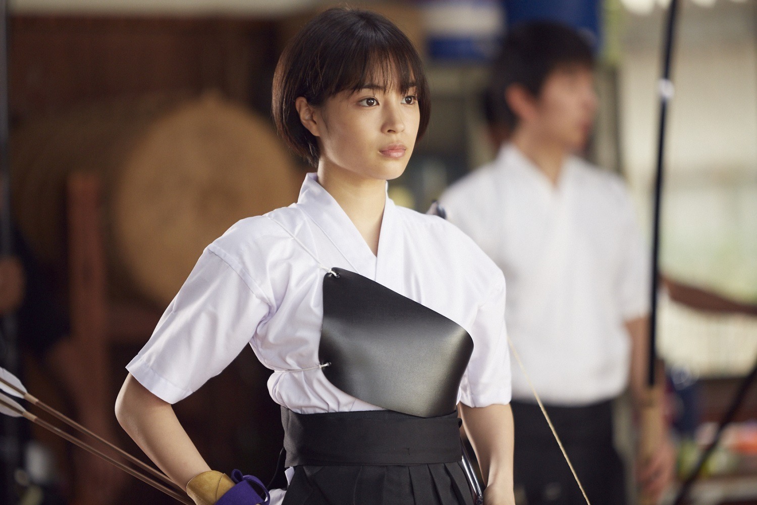 弓道　広瀬すずさんA3上質ケント 広瀬すず、弓道に初挑戦！ 「いままでで一番難しかった」『先生