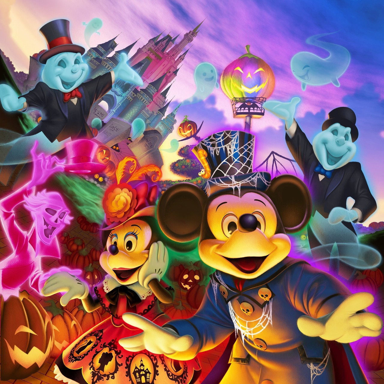 ディズニー】ミキミニが早着替え！「ディズニー・ハロウィーン」TVCM