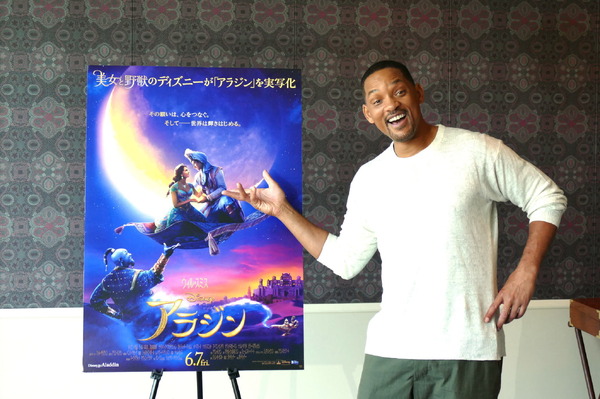 インタビュー】実写版『アラジン』のジーニーは「100％CG」！ ウィル 