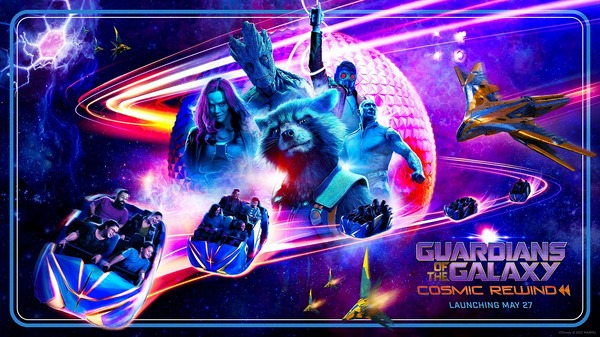 海外ディズニー】『ガーディアンズ・オブ・ギャラクシー』のコースター 