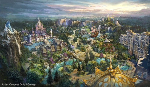 ディズニー】TDS新テーマポート「ファンタジースプリングス」、アナ雪 