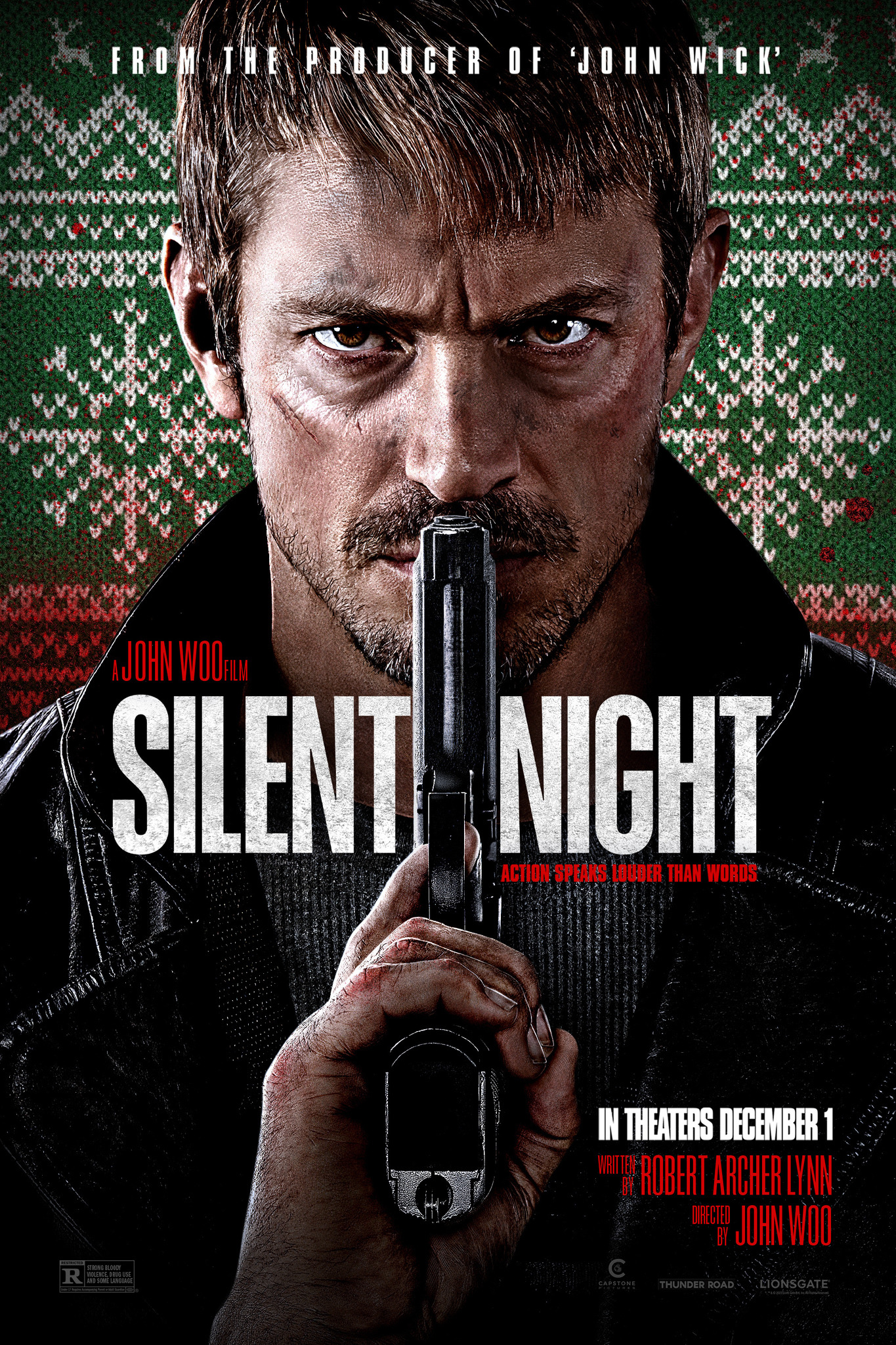 ジョン・ウー監督×ジョエル・キナマン主演『Silent Night』予告編 全編セリフなしのリベンジアクション | cinemacafe.net