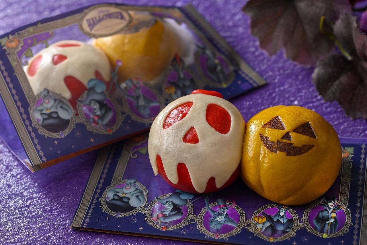ハロウィン限定 ディズニー肉まん の 紙 ハロウィーンカラーのミッキーまん☆ボイラールーム・バイツ