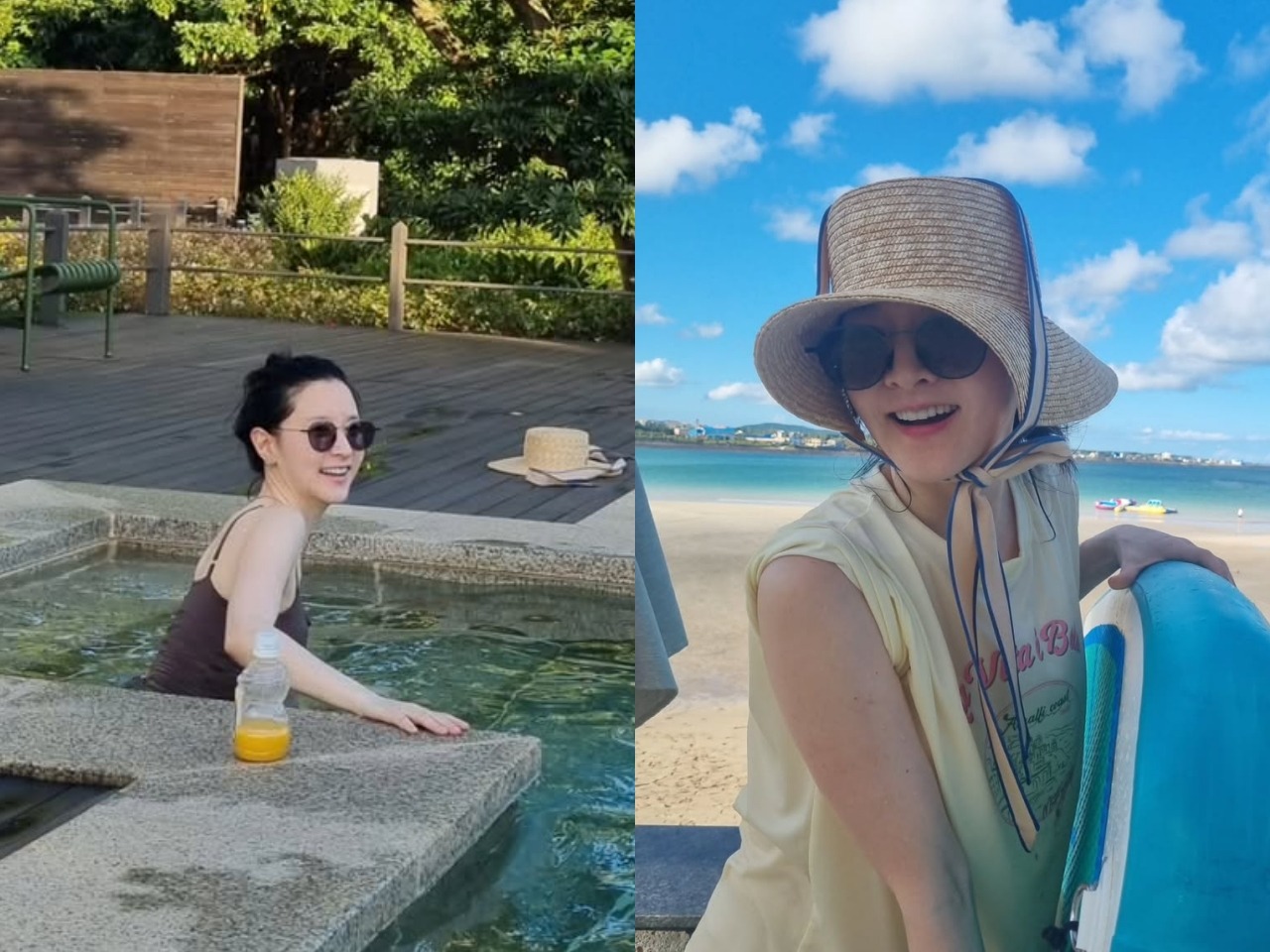 女優イ・ヨンエ、休暇中の姿を公開！リラックスした笑顔が“素敵
