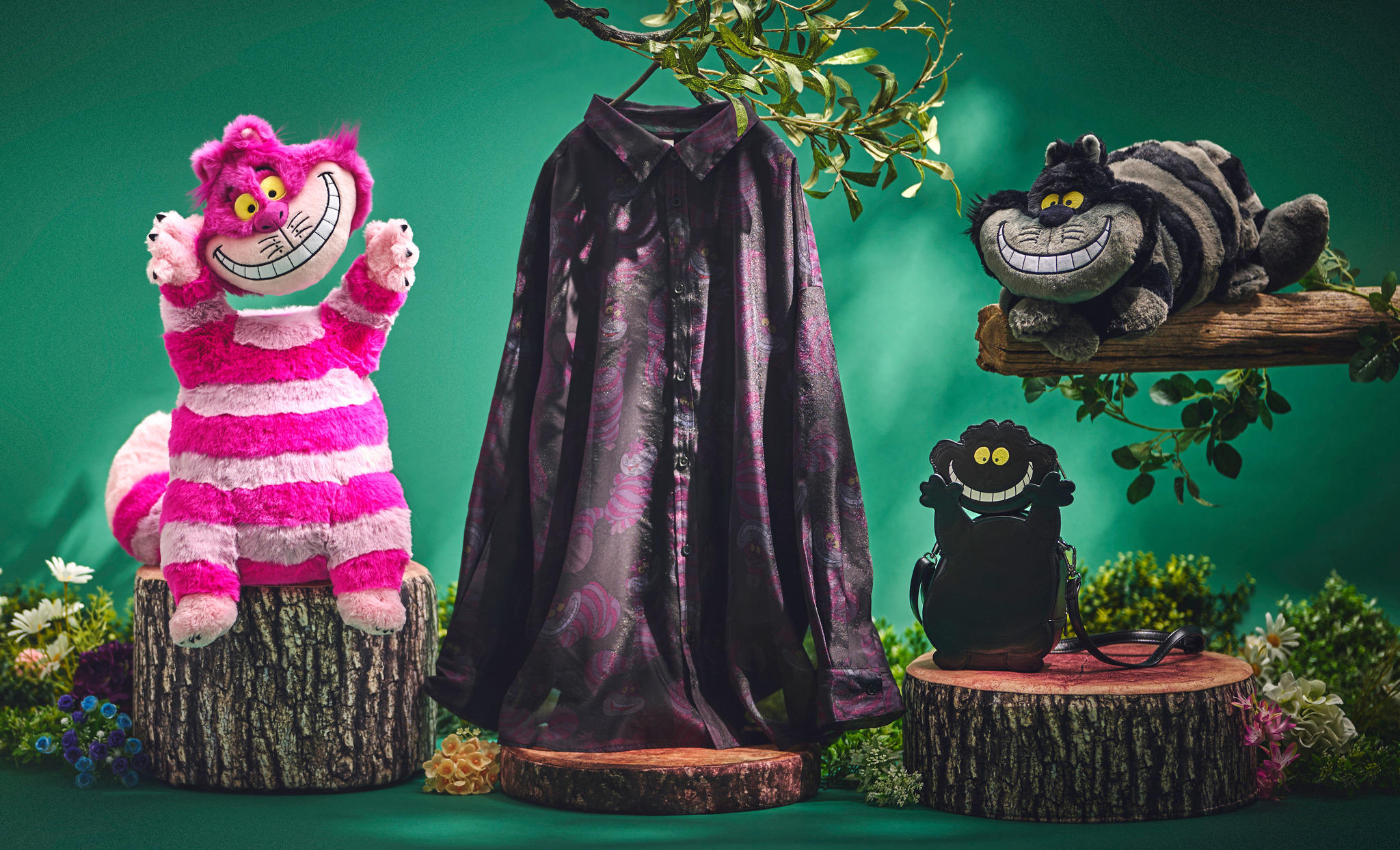 不思議の国のアリス☆チェシャ猫&ハンプティダンプティ ふしぎの国のアリス』のチェシャ猫をモチーフにしたユニークな新