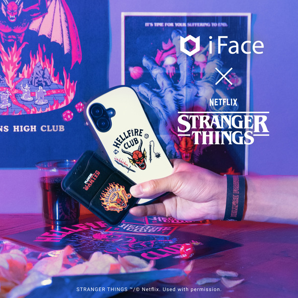iFace×Netflixシリーズ「ストレンジャー・シングス」コラボアイテムが 