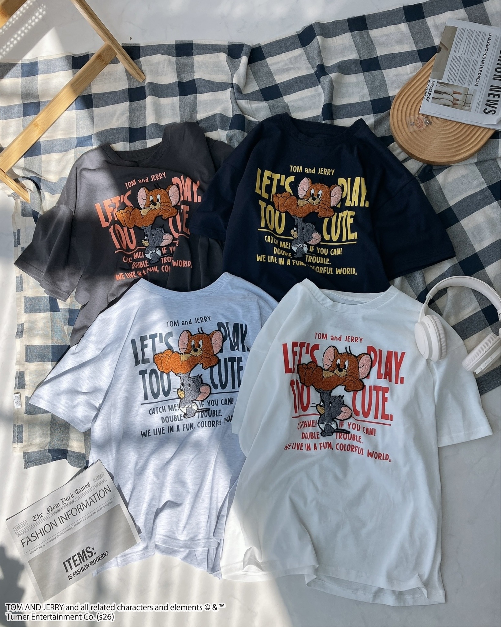 AS KNOW AS plusから「トムとジェリー」のTシャツ発売！“ジェリーと