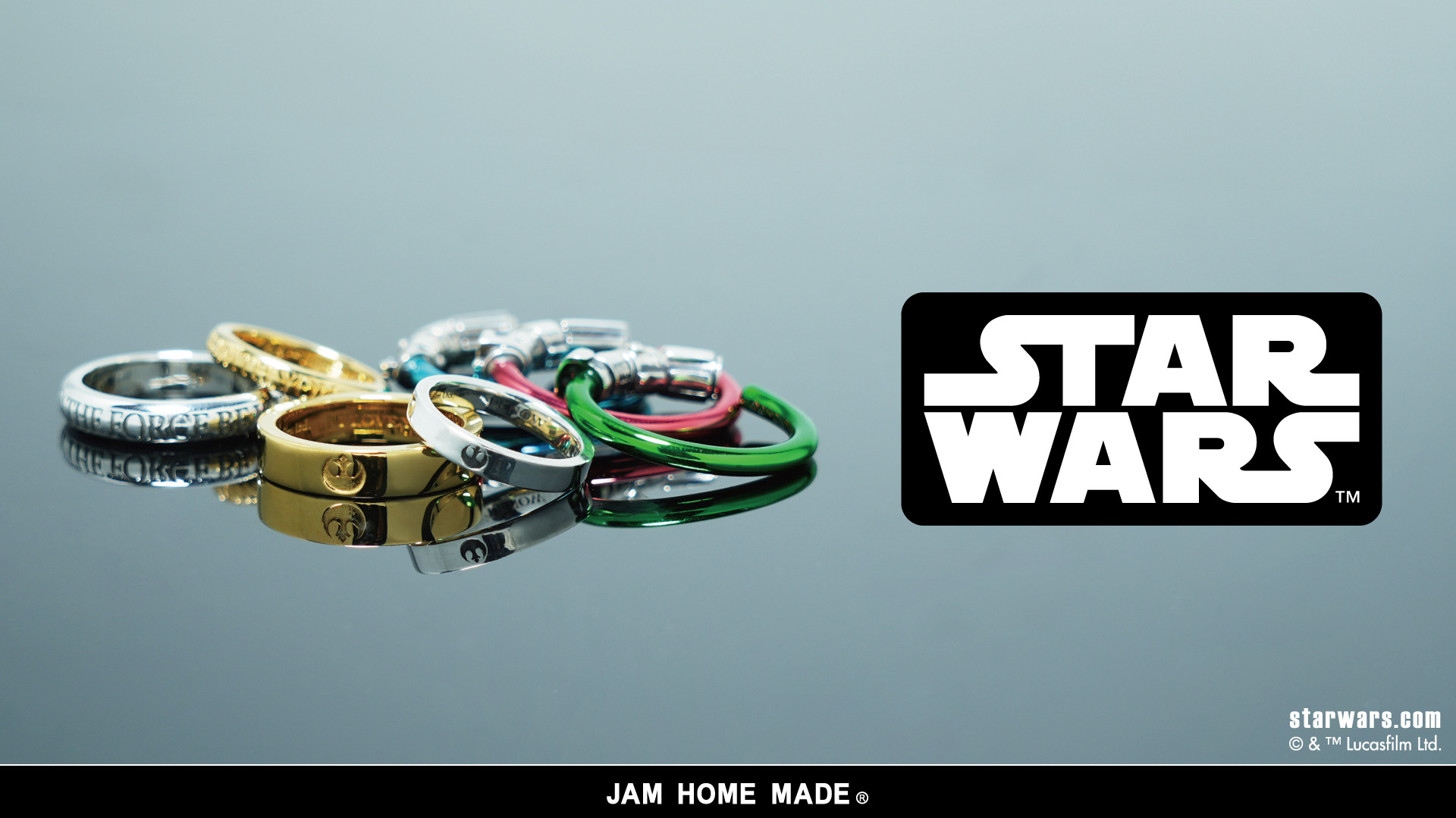ペアリング、ライトセーバーリングなど「STAR WARS」コレクション