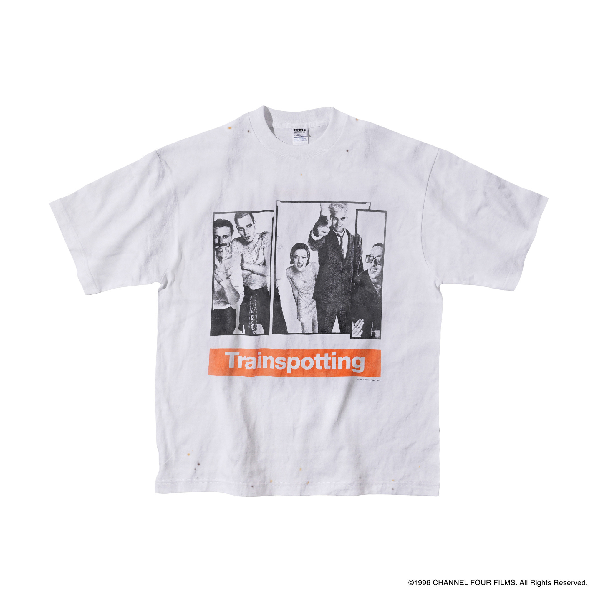 トレインスポッティング』公開30周年記念、公式ライセンスTシャツ第四