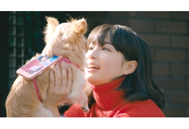 広瀬すず キュートなワンちゃんに メロメロ 戌年 を前にweb動画到着 Cinemacafe Net