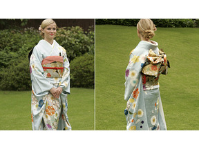 リース・ウィザースプーンが初来日。振袖姿で茶会に出席 画像