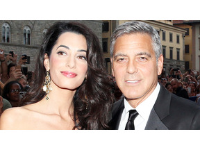 ジョージ＆アマル・クルーニー夫妻、今度はイギリスで結婚を祝うパーティ 画像