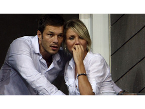 キャメロン・ディアス、うわさの彼とN.Y.でテニス観戦デート 画像