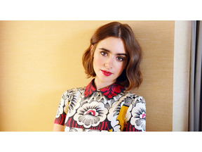 【インタビュー】リリー・コリンズ　コンプレックスだった“眉”こそ魅力の秘訣 画像