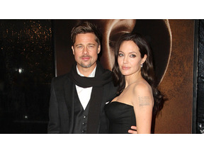 アンジェリーナ・ジョリーが主演作プレミアに出席、出産後久々に公の場に登場 画像