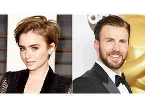 新星リリー・コリンズ、新恋人はクリス・エヴァンス 画像