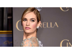 『シンデレラ』のリリー・ジェームズに結婚のうわさ？ 画像