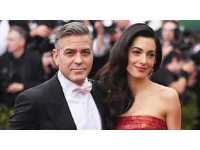 ジョージ・クルーニー夫妻、イタリアの別荘で独立記念日を祝う 画像