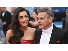 ジョージ・クルーニー、自身のテキーラ・ブランド発表会に妻と出席 画像