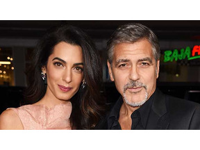 ジョージ・クルーニー夫妻、動物保護施設から犬を引き取る 画像