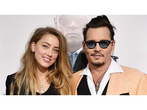 アンバー・ハード、ジョニー・デップとの結婚生活は「とても幸せよ」 画像