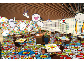 六本木ヒルズで「村上隆のお花カフェ」オープン！ 特別コラボ”お花”メニュー登場 画像