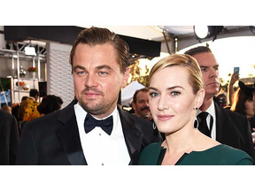 レオナルド・ディカプリオ、SAG賞受賞でケイト・ウィンスレットとハグ！ 画像