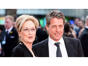 ヒュー・グラント、メリル・ストリープとの共演に一年間おびえて暮らす 画像