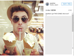 ザック・エフロン、ドキュメンタリー撮影で関西に出没！元カノも来日中 画像