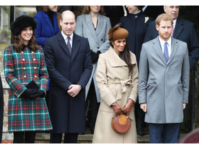 ヘンリー王子＆メーガン・マークル、兄夫妻とクリスマス礼拝へ 画像