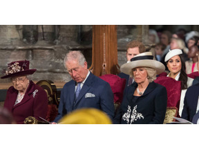 メーガン・マークル、結婚前初めてのエリザベス女王との行事に出席 画像