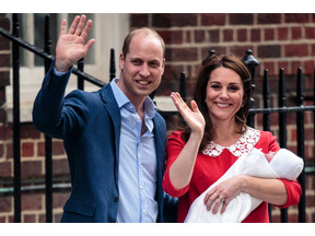 キャサリン妃が第3子男児を出産、母子ともに健康！ 画像