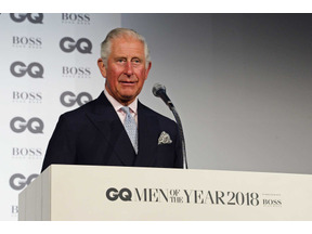 チャールズ皇太子、「GQ」誌「メン・オブ・ザ・イヤー」の特別功労賞を受賞 画像