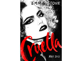 エマ・ストーン主演『クルエラ』のポスターが公開に 予告編の告知も 画像