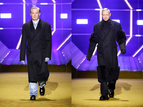 カイル・マクラクラン＆ジェフ・ゴールドブラムがプラダのショーに登場！ランウェイを歩く 画像