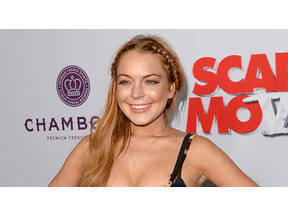 リンジー・ローハン、出演映画プレミアに遅刻 画像