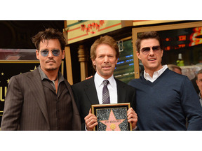 ジョニー・デップ＆トム・クルーズ集結　大物プロデューサーJ・ブラッカイマーを祝福 画像