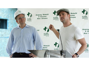 ニューオーリンズ救済に熱心なブランジェリーナ 画像