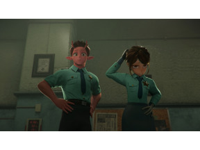 劇場版から登場する新キャラクター『銀河特急 ミルキー☆サブウェイ 各駅停車劇場行き』警察チームの場面写真解禁 画像