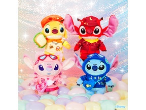 カラフルでポップ！デコラファッション姿のスティッチたち　Happyくじ「Stitch Colorful Kawaii」明日発売 画像