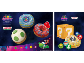 ドーナツ3種が新登場！ハテナブロックも『ザ・スーパーマリオギャラクシー・ムービー』×KKD 画像