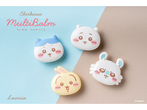 ちいかわ＆ハチワレ＆うさぎ＆モモンガの可愛いフェイスデザイン！マルチバーム発売「Lovisia」 画像