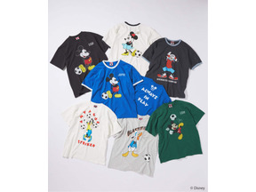 ミッキーマウスたちがサッカーデザインのTシャツに！JOURNAL STANDARDが限定発売 画像